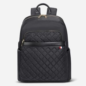 Nordace Ellie Daily Backpack Quilted Black USB Charging Port